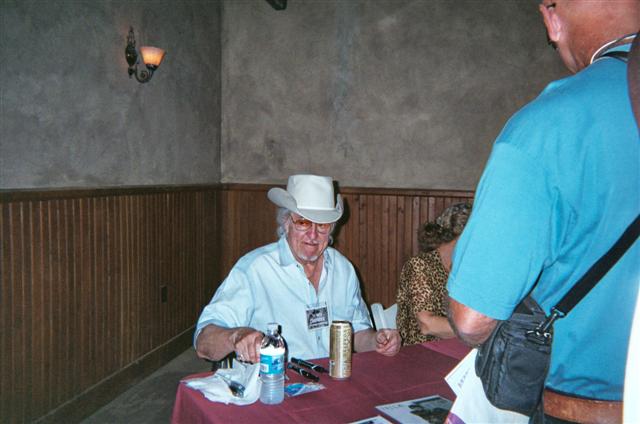 Henry Darrow at The High Chaparral ranch set